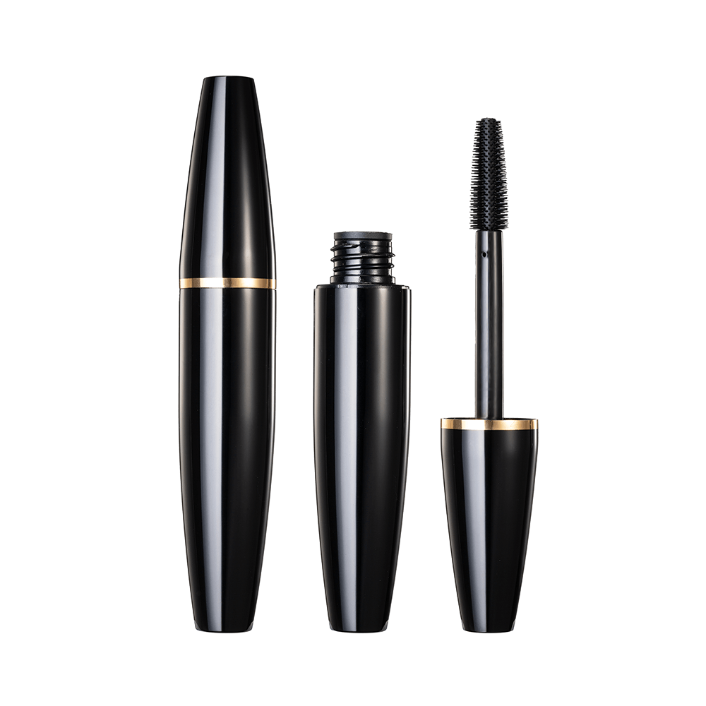 10 ml großes Fassungsvermögen, leuchtend schwarz, leere Aluminium-Mascara-Röhre HM1128